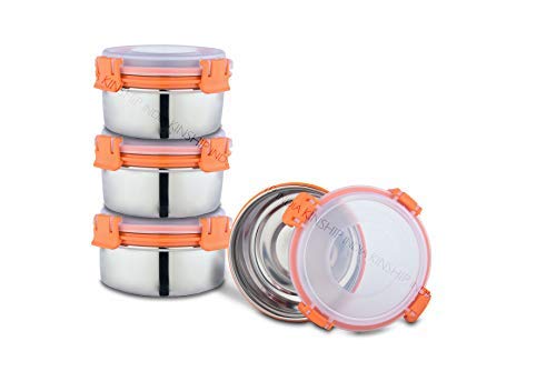 Stainless Steel Lock And Lock Lunch Box For Office And Home Set of 4