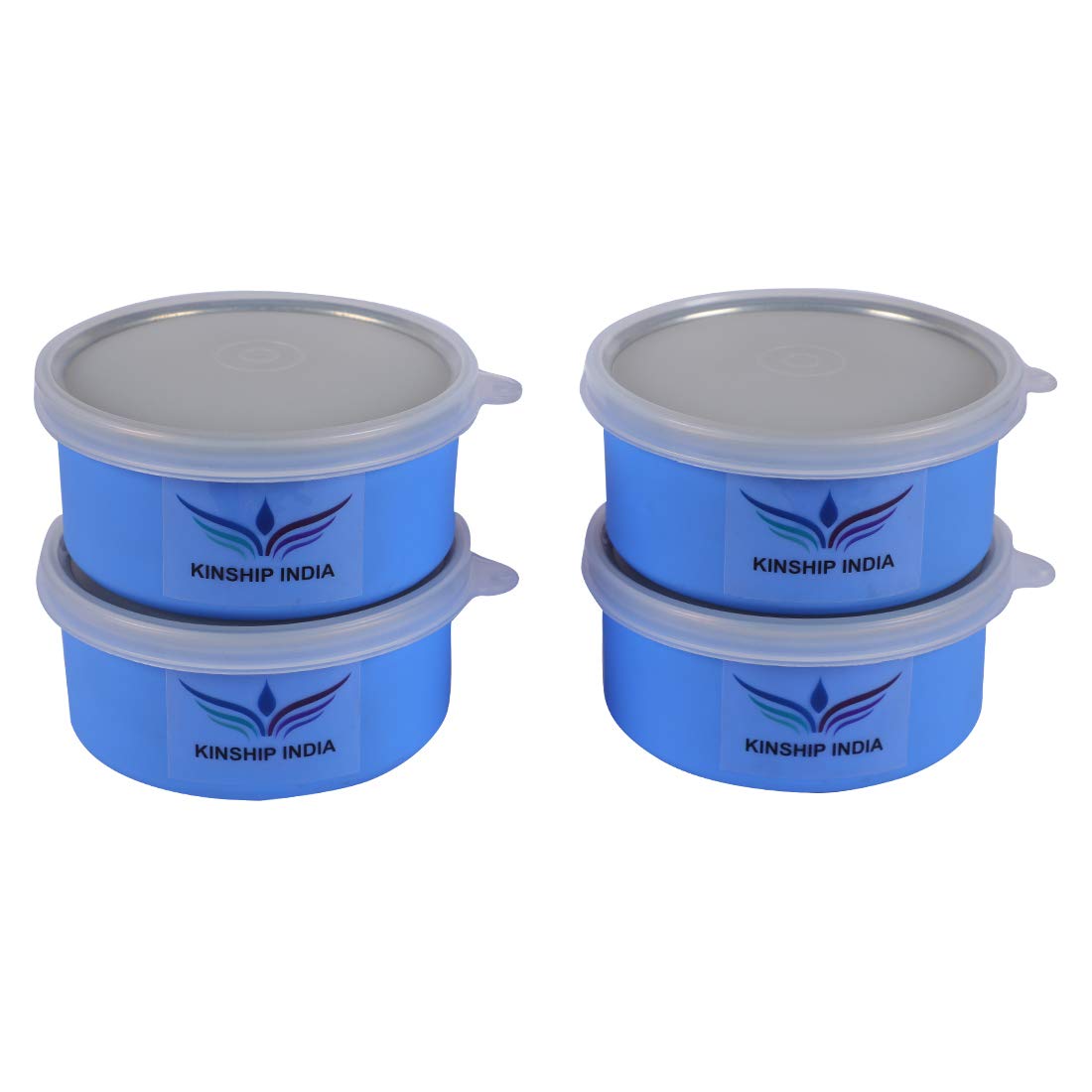 Stainless Steel Microwave Safe Lunch Containers for Office/Home Set Of 4