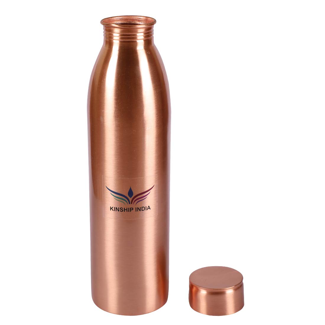 Plain Copper Water Bottle 1 Litre
