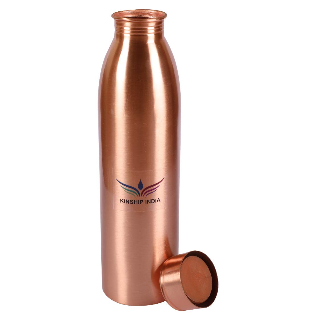 Plain Copper Water Bottle 1 Litre