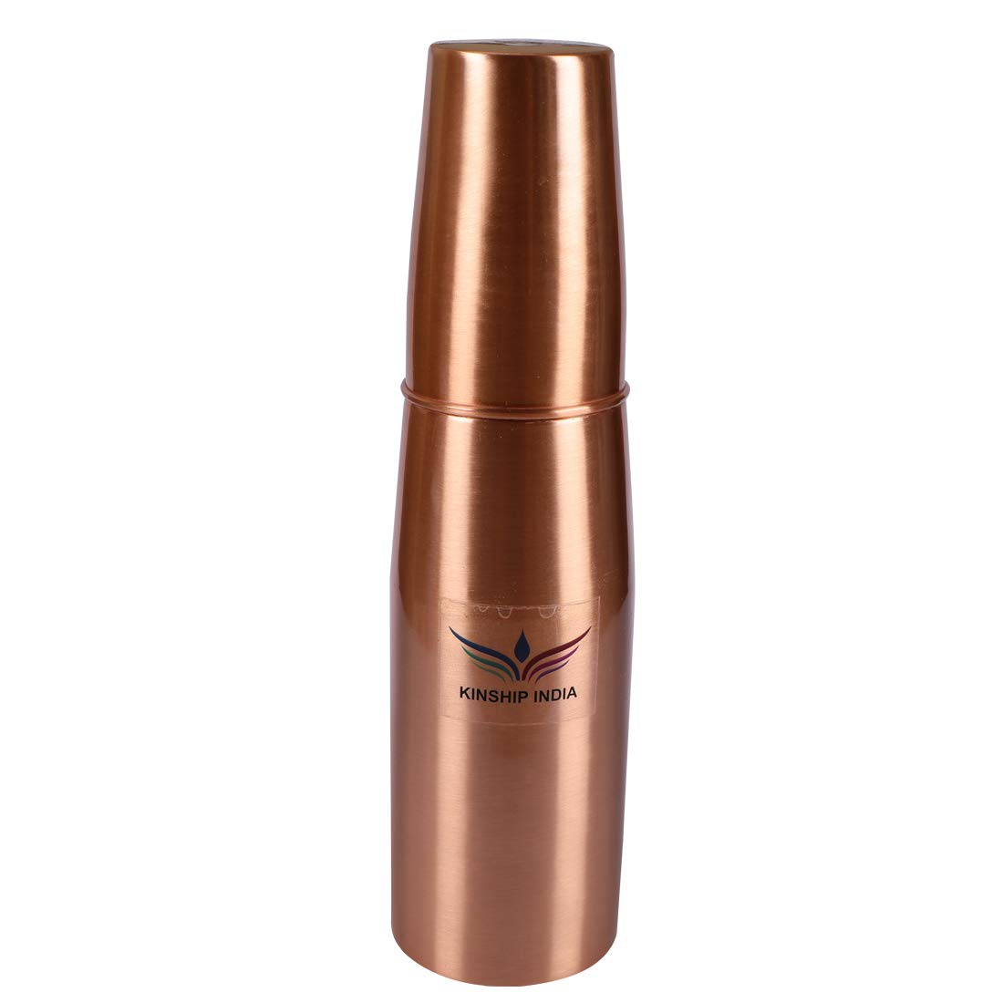 Pure Copper Water Bottle with Glass 1Litre