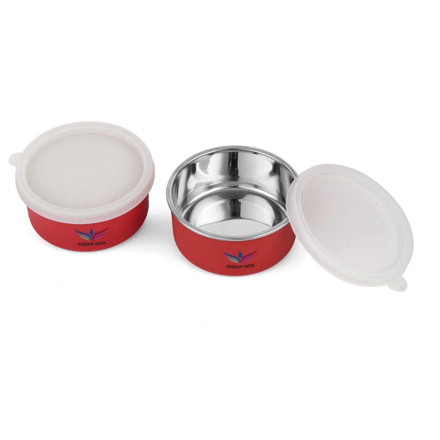 Microwave Safe Stainless Steel Lunch Box With Bag (2 Containers)
