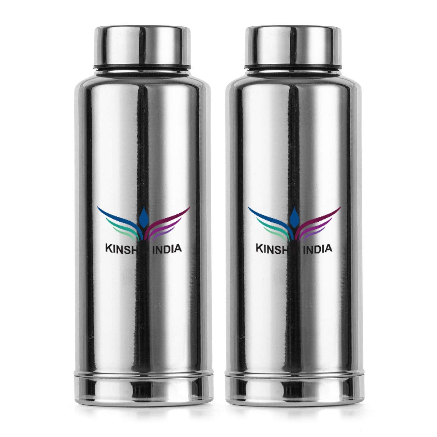 Stainless Steel Water Bottle 500ml Set of 2