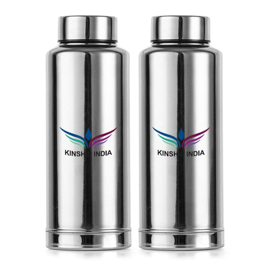 Stainless Steel Water Bottle 500ml Set of 2