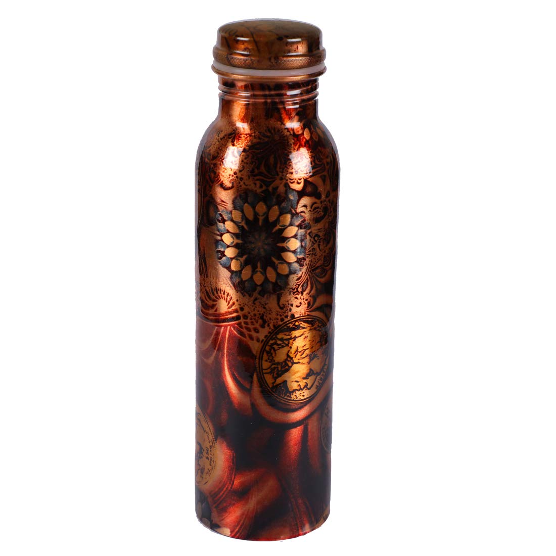 Antique Design Copper Water Bottle 1 Litre