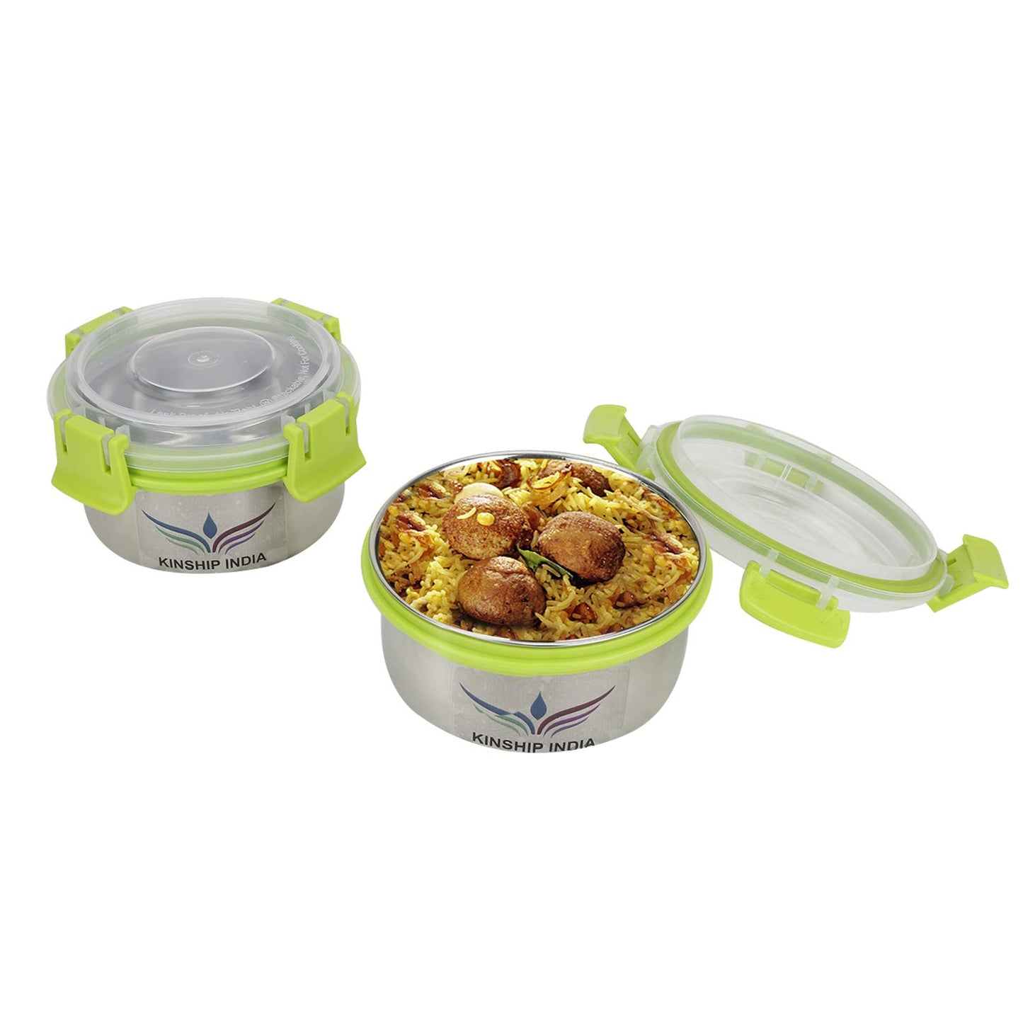 Stainless Steel Lunch Box with Bag (2 Containers)