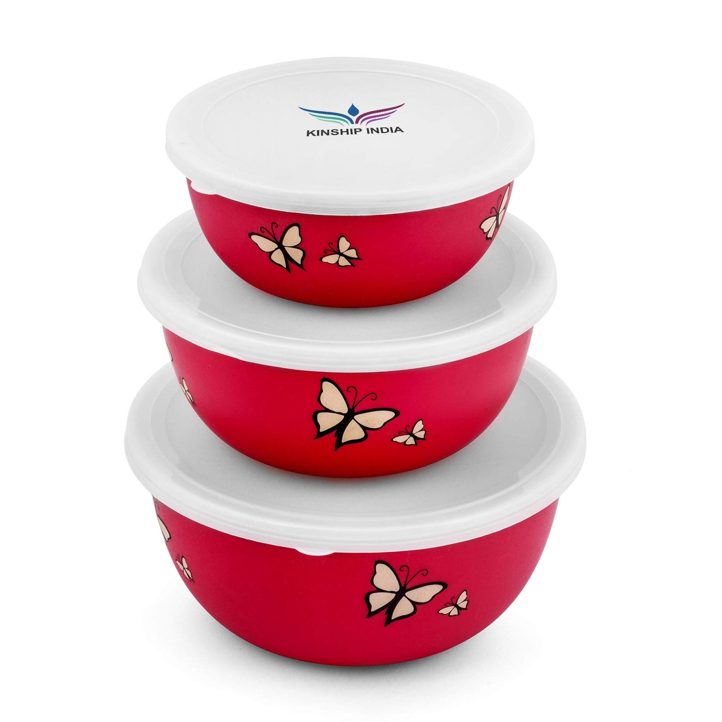 Designer Animal Printed Euro Bowls (Set Of 3)450ml,700ml,1200ml