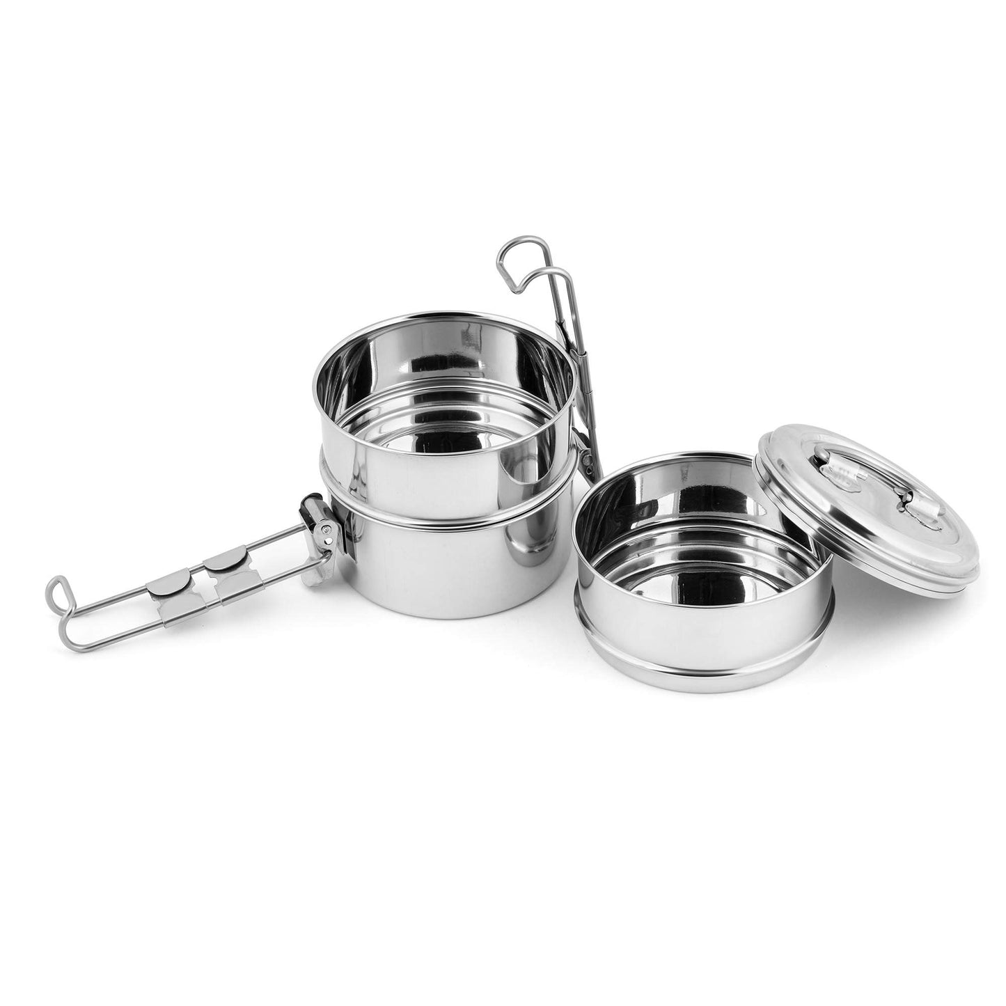 Stainless Steel 3 Tier Jeniffer Lunch Box with Insulated Bag-10 cm