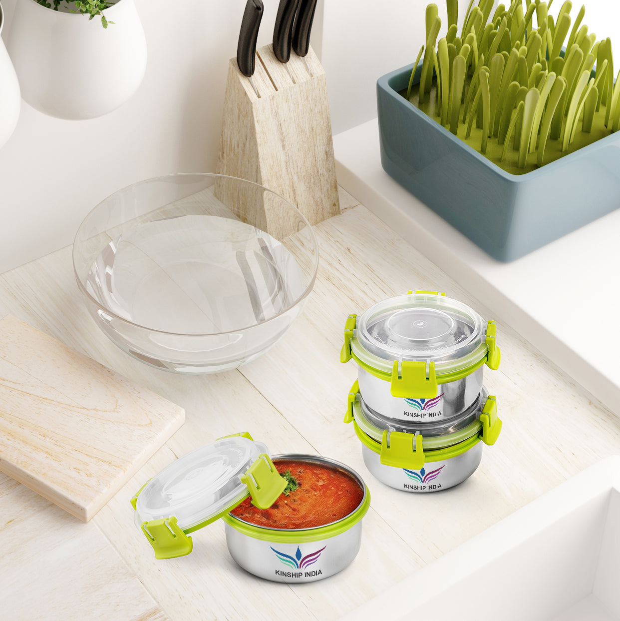 Lock and Lock Lunch Box Set Of 3 300 ml