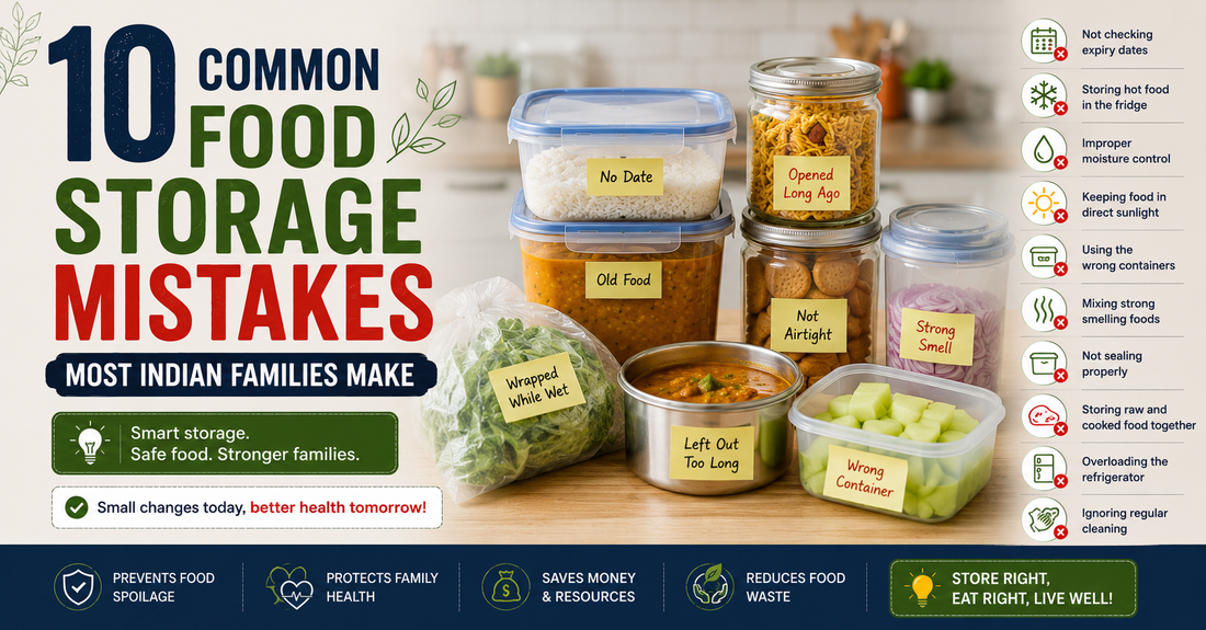 10 Common Food Storage Mistakes Most Indian Families Make