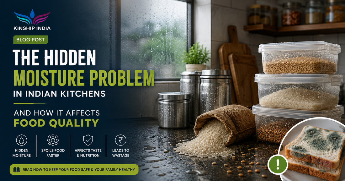 The Hidden Moisture Problem in Indian Kitchens and How It Affects Food Quality | Kinship India