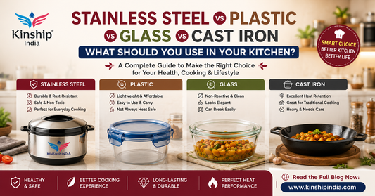 The Ultimate Comparison between Stainless Steel, Plastic, Glass and Cast Iron. What should you choose?