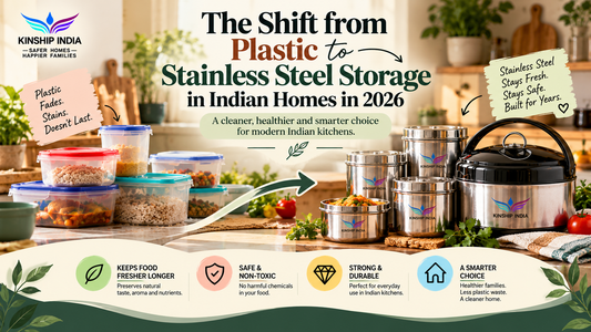 The Shift from Plastic to Stainless Steel Storage in Indian Homes in 2026