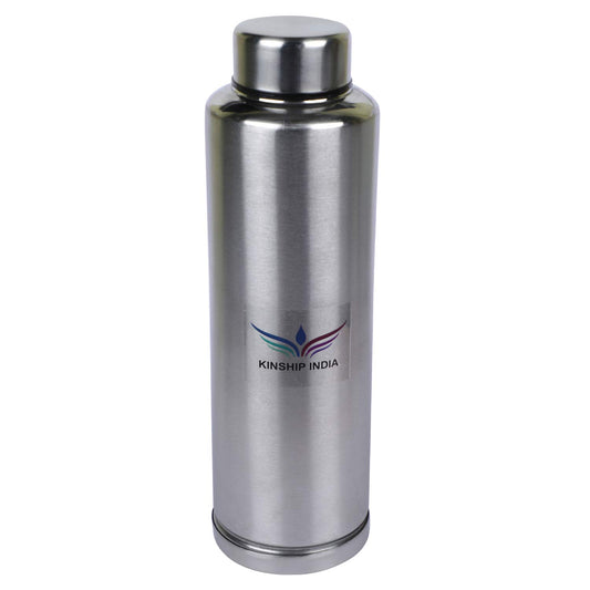 Stainless Steel Water Bottle -  1 Litre (Silver)