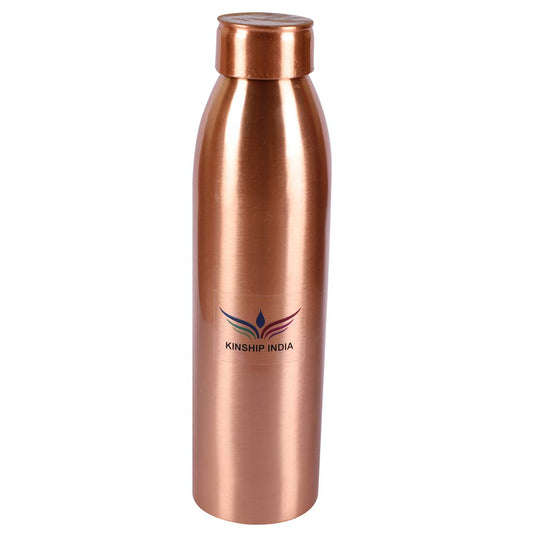 Plain Copper Water Bottle 1 Litre