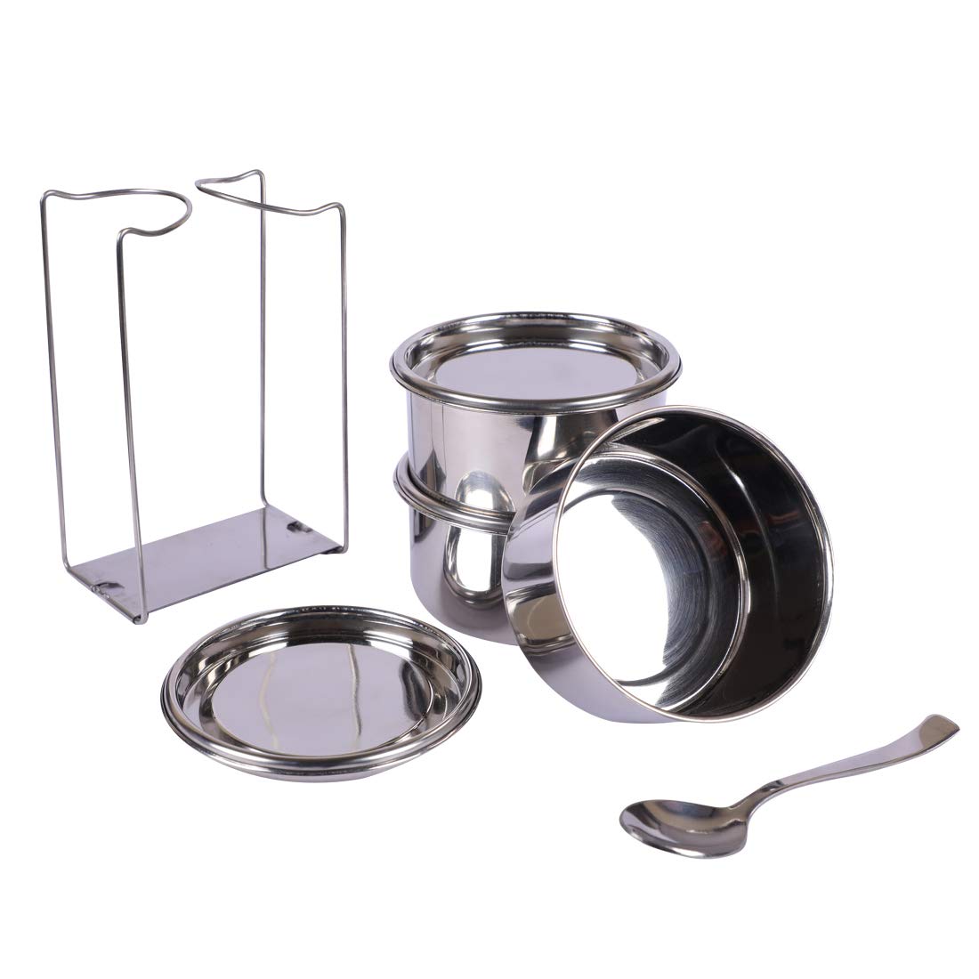 Stainless Steel 3 Tier Lunch With Isulated Bag (10 Centimeters)