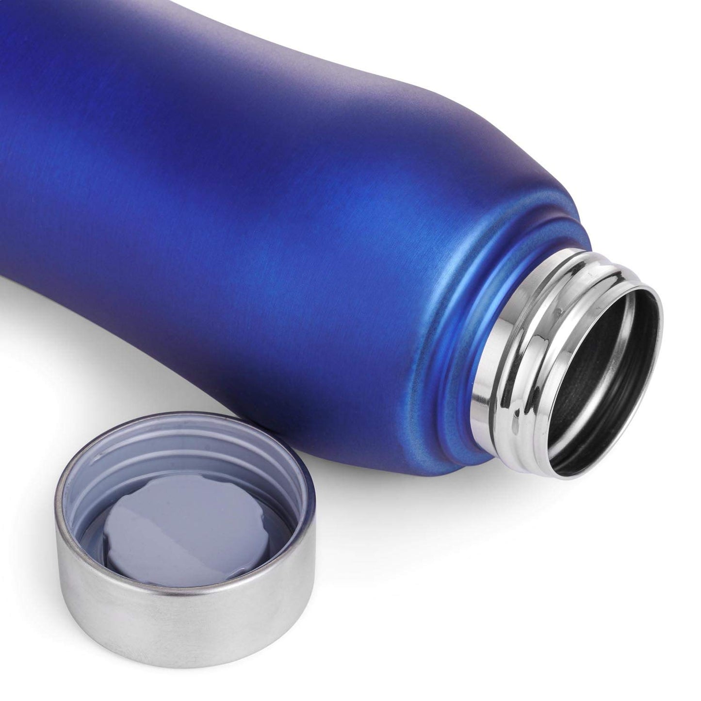 Stainless Steel Designer Water Bottle Set of Three,1 Litre (BLUE)