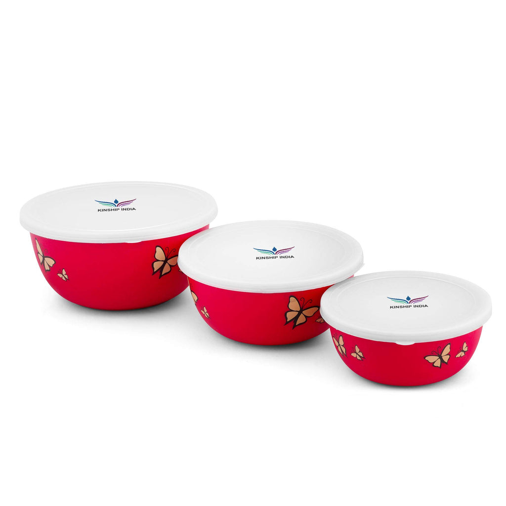 Designer Animal Printed Euro Bowls (Set Of 3)450ml,700ml,1200ml