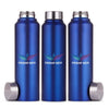 Stainless Steel Water Bottle Set of Three,1 Litre  (BLUE)