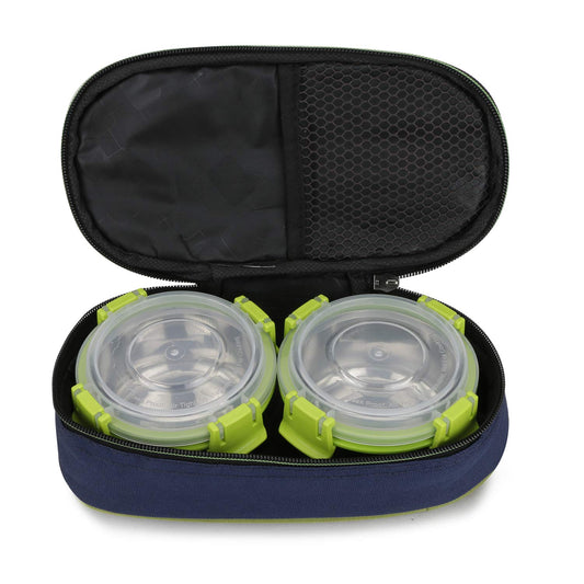 Stainless Steel Lunch Box with Bag (2 Containers)